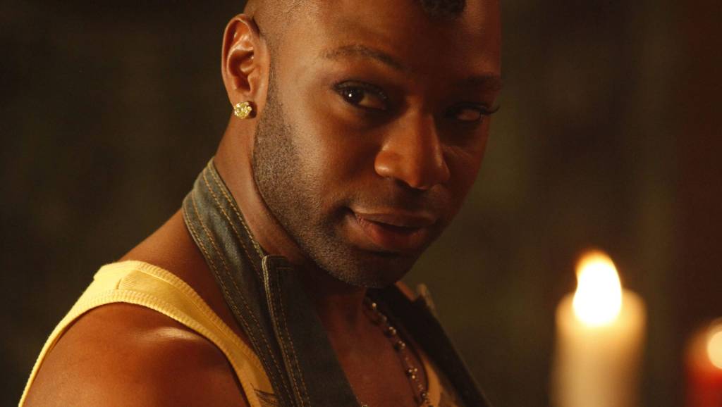 A close up of Lafayette. He is smirking.