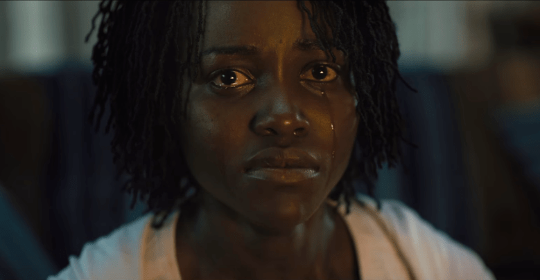A movie still of Lupita Nyong'o as Adelaide Wilson from the 2019 film Us.